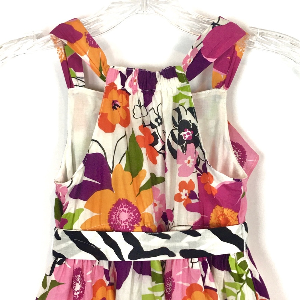 🛍 Gymboree Wild For Zebras Floral Dress Girls 5 - Picture 6 of 14
